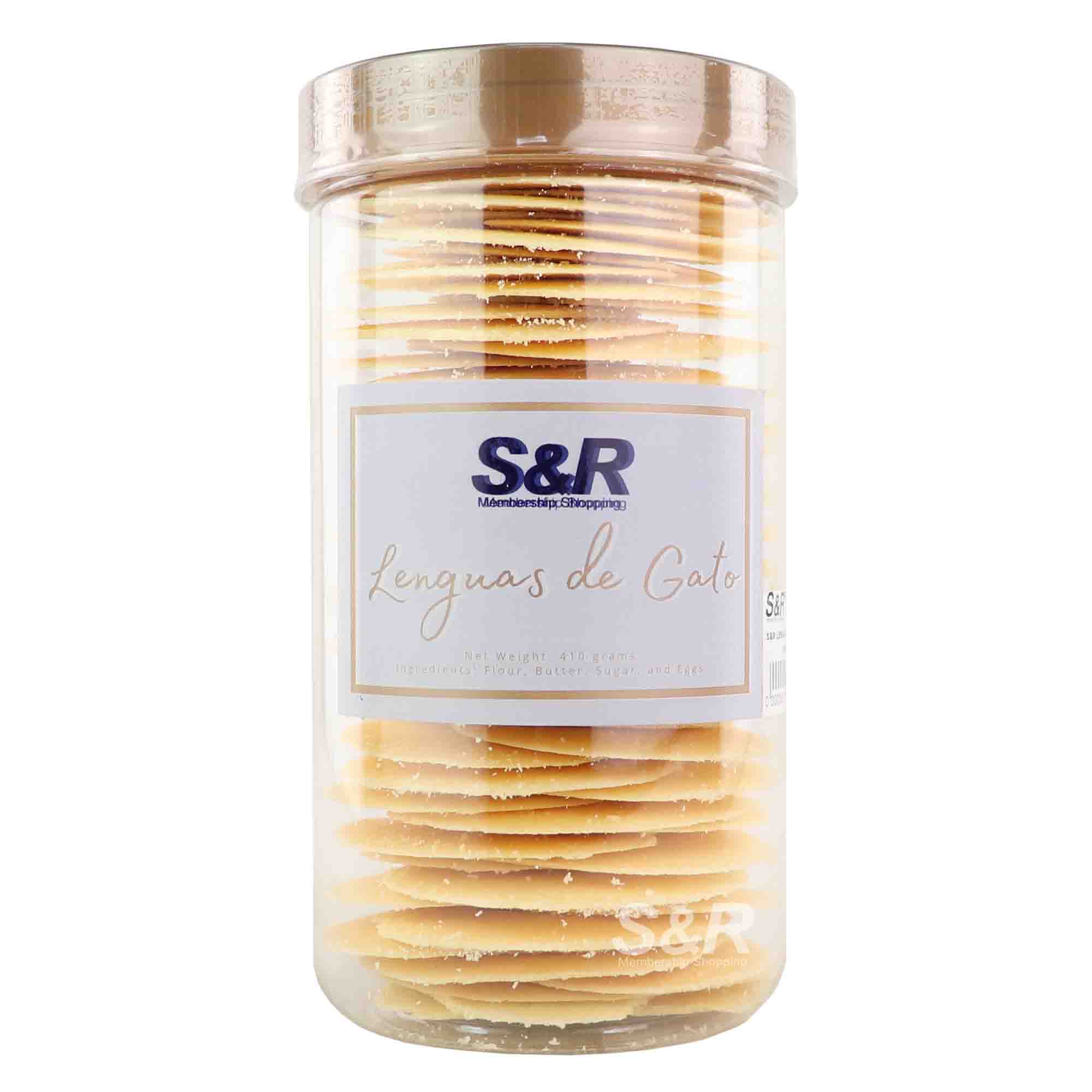 S&R Lenguas de Gato 410g